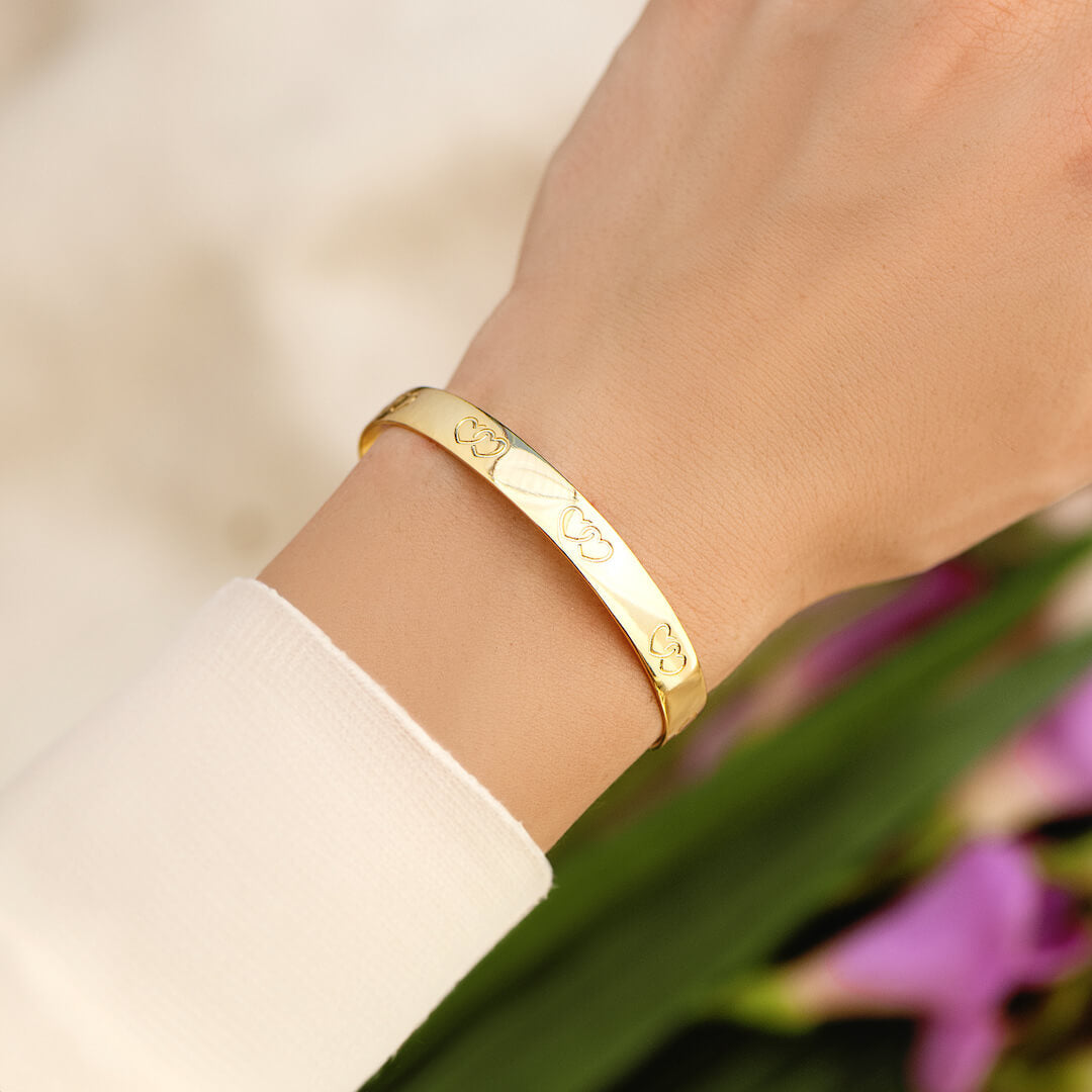 SOUL SISTERS - ENGRAVED CUFF BRACELET