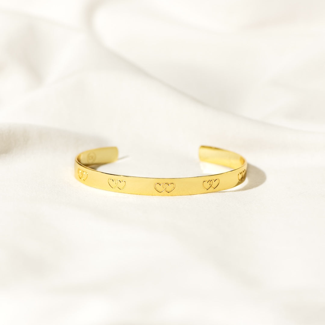 SOUL SISTERS - ENGRAVED CUFF BRACELET
