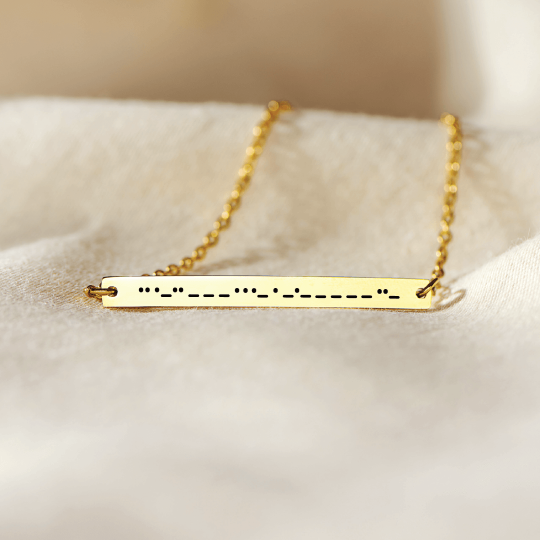 I Love You - Morse Code Bracelet