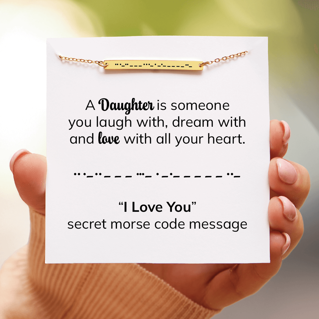 I Love You - Morse Code Bracelet
