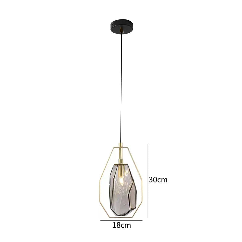 Stone Pendant Light