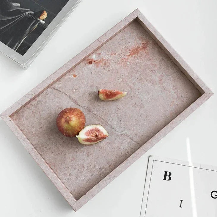 Rose Marble Tray