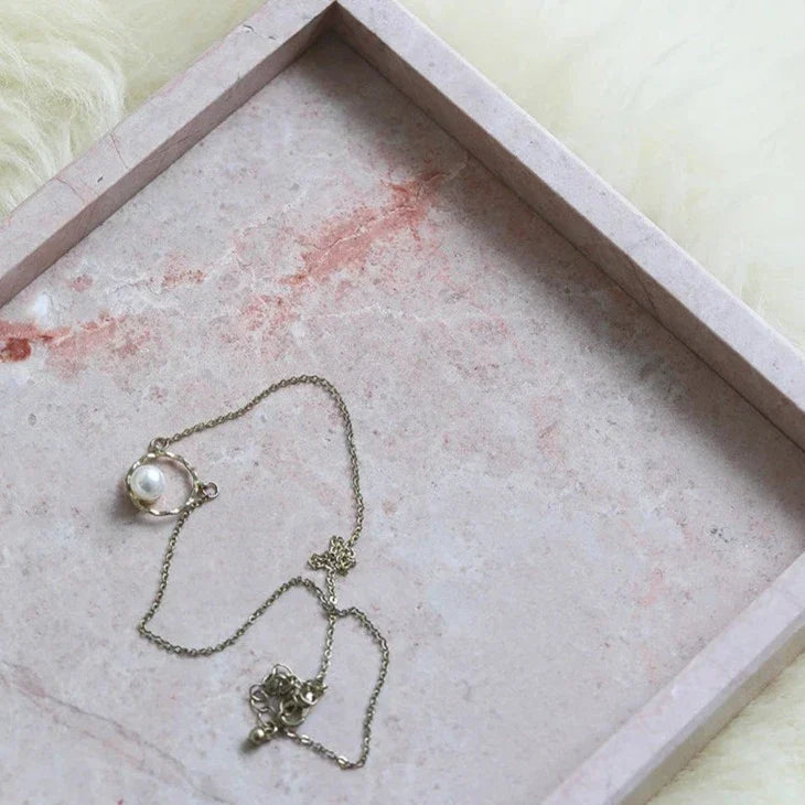 Rose Marble Tray