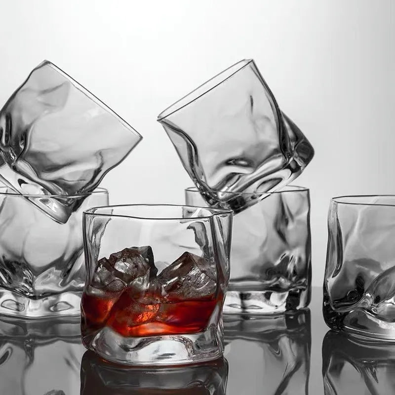 Textured Whiskey Glasses