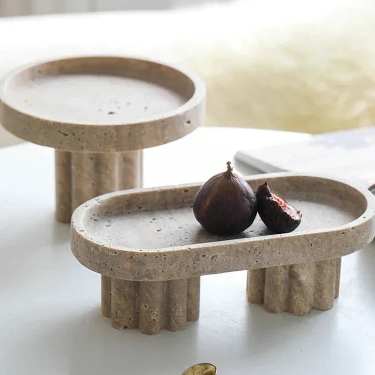 Travertine Decorative Stands
