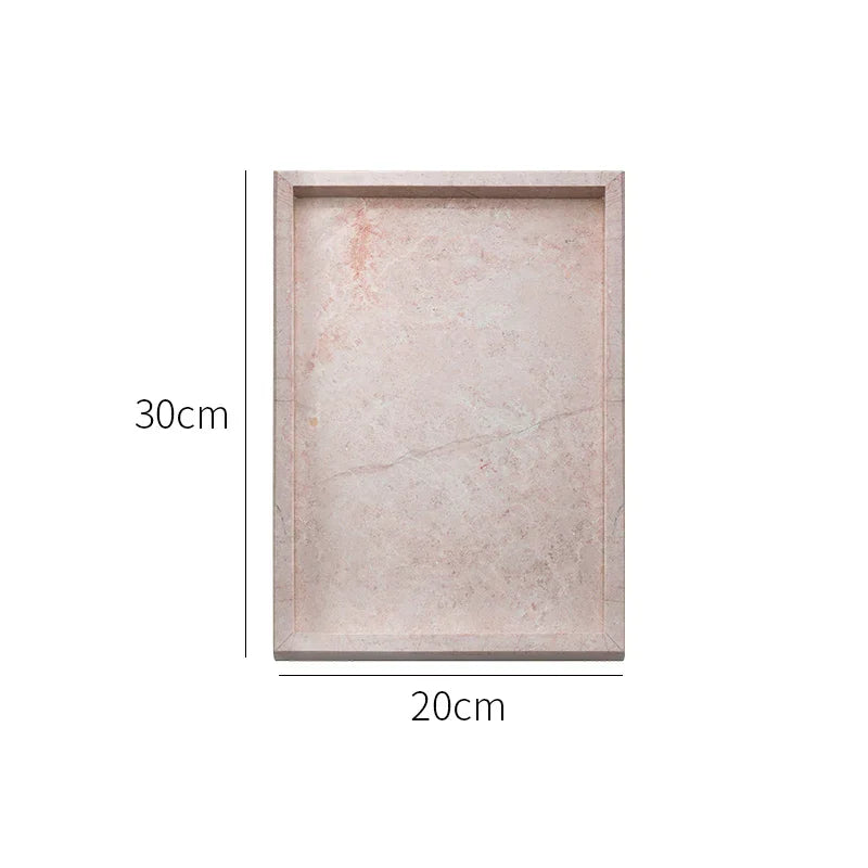 Rose Marble Tray