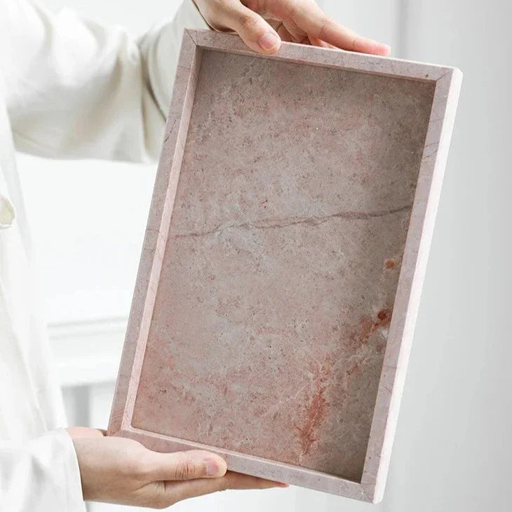 Rose Marble Tray