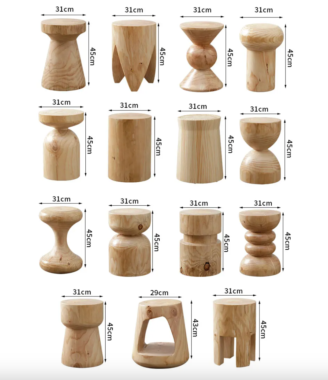 Wood Stool