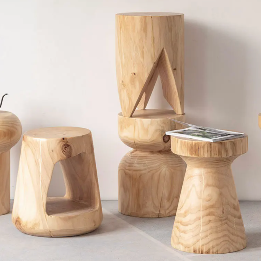Wood Stool