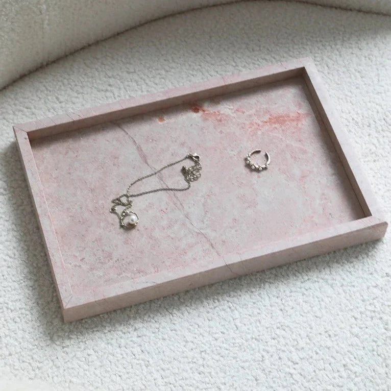 Rose Marble Tray