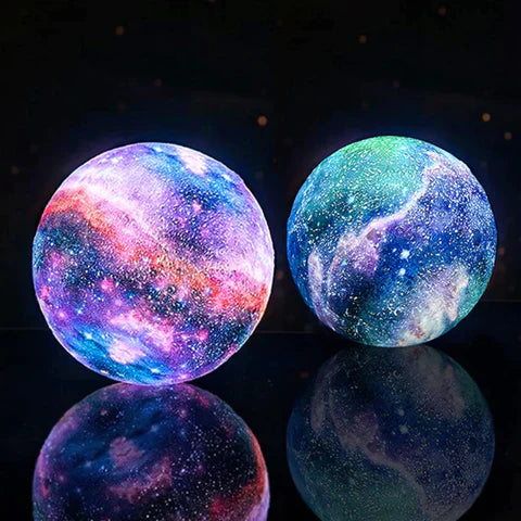 Galaxy Moon Lamp