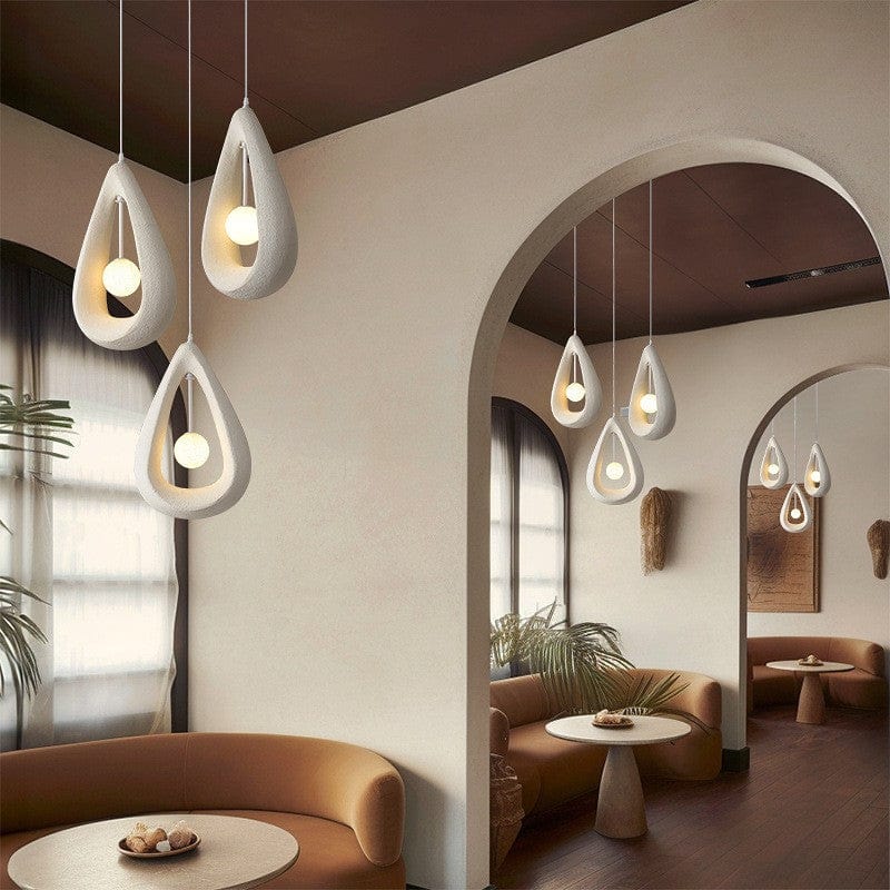 Wabi Sabi Tear Pendant Light