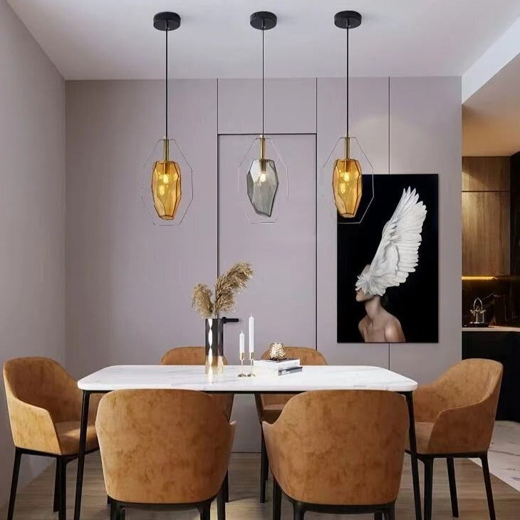 Stone Pendant Light