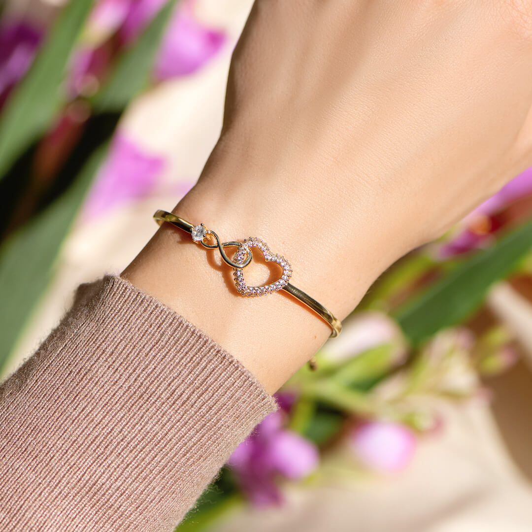 To my Granddaughter - Infinity Heart Bracelet