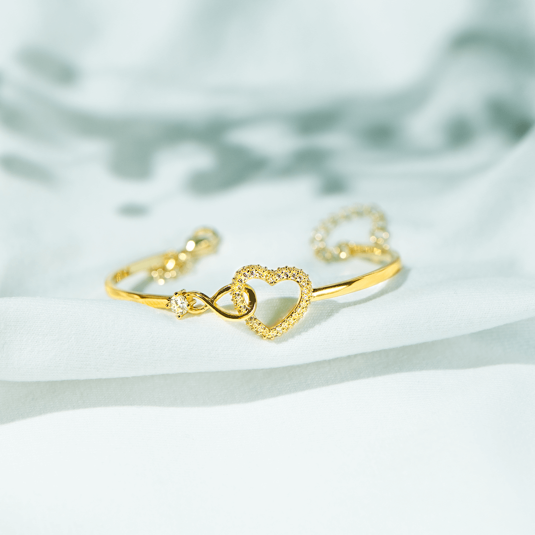 Mother & Daughter - Infinity Heart Bracelet