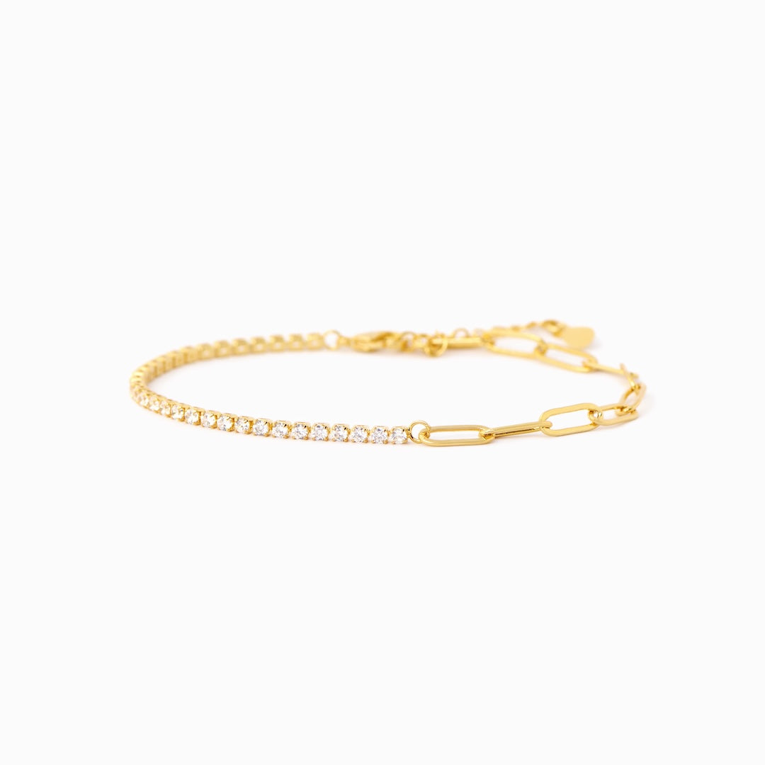 Girl Gang Paperclip Tennis Bracelet