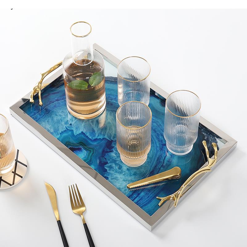 Blue Agate Tray