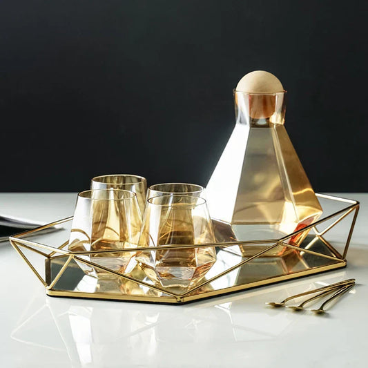 Polygon Glass Tray