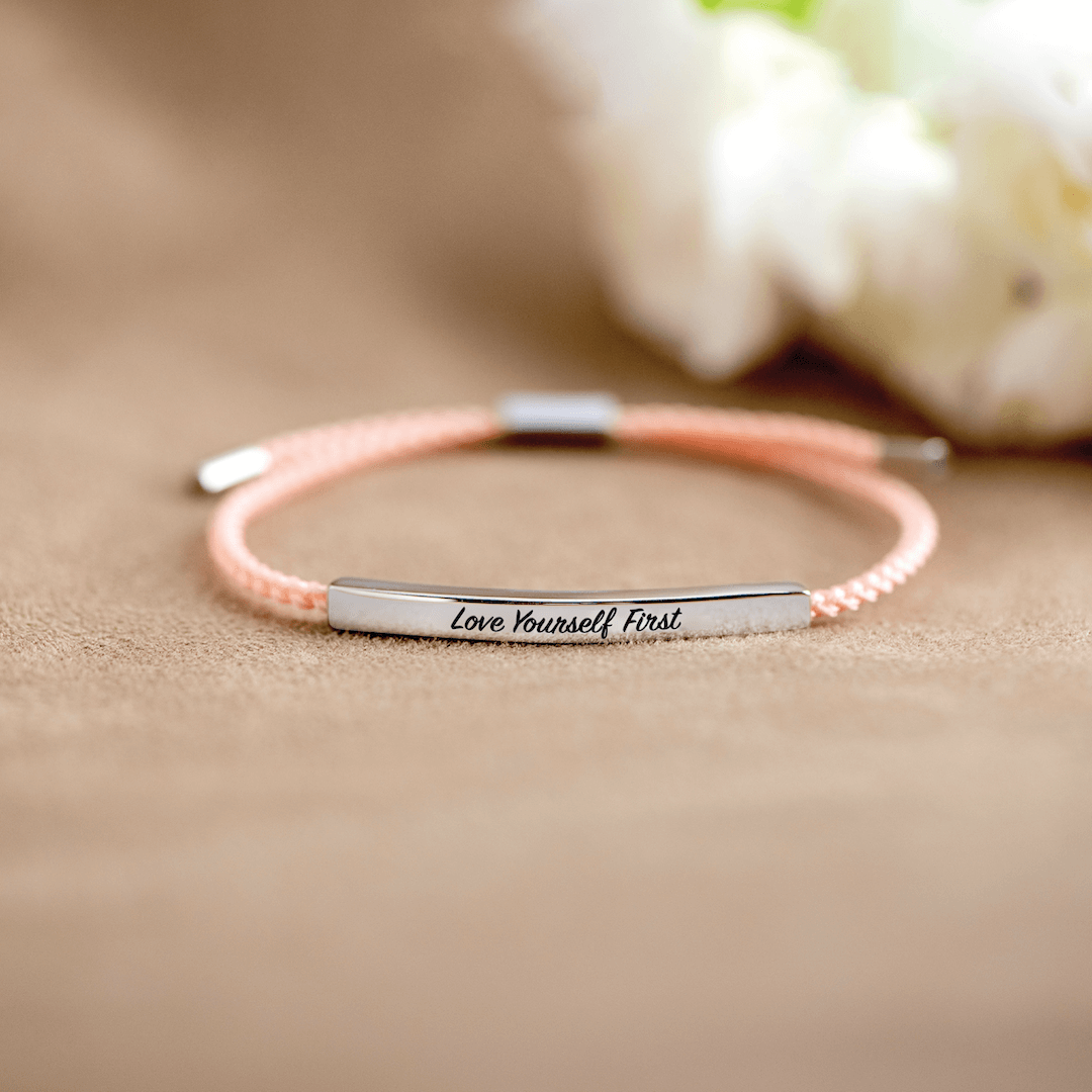 Love Yourself First - Motivational Tube Bracelet