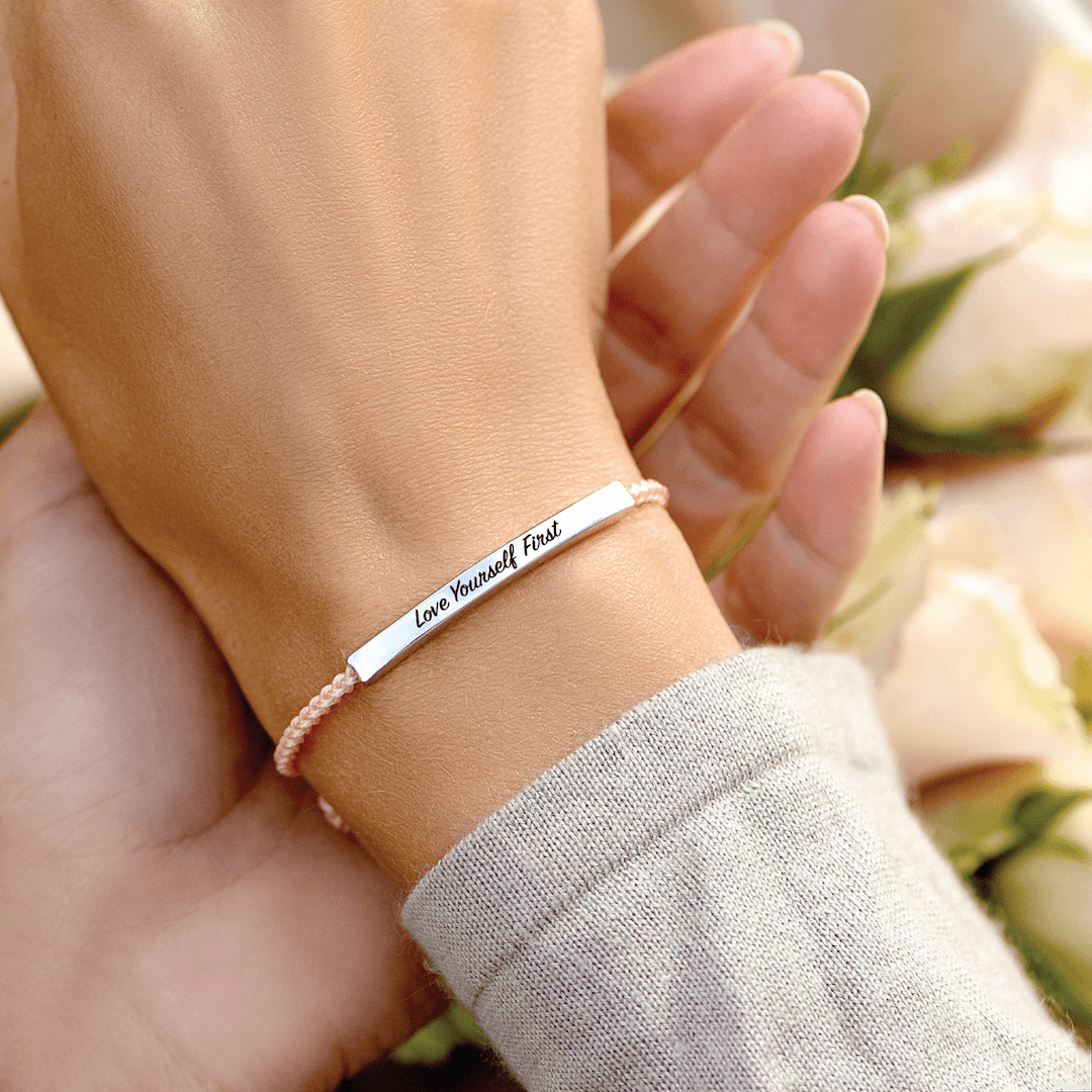 Love Yourself First - Motivational Tube Bracelet