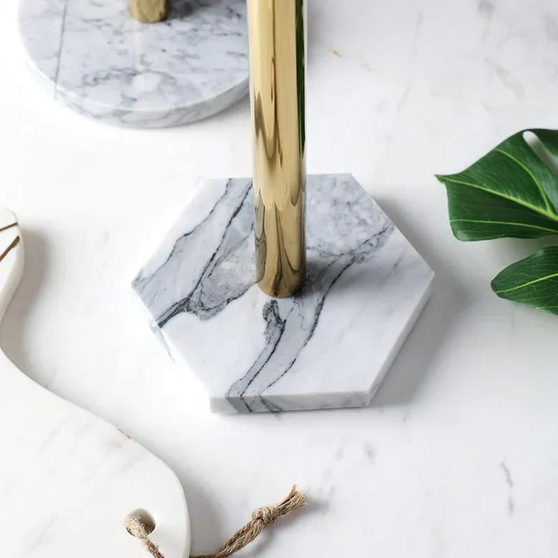 Marble Paper Towel Holder