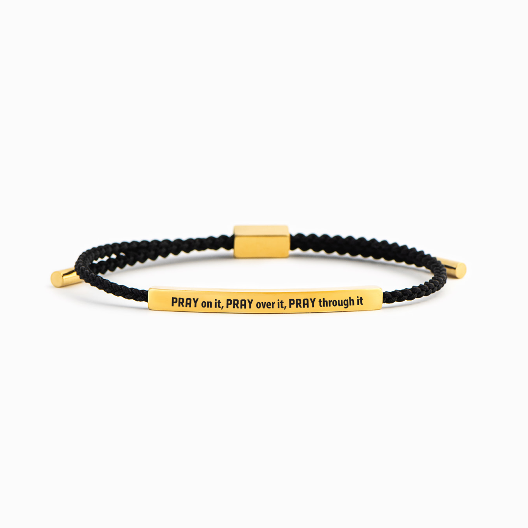 PRAY On It Motivational Tube Bracelet