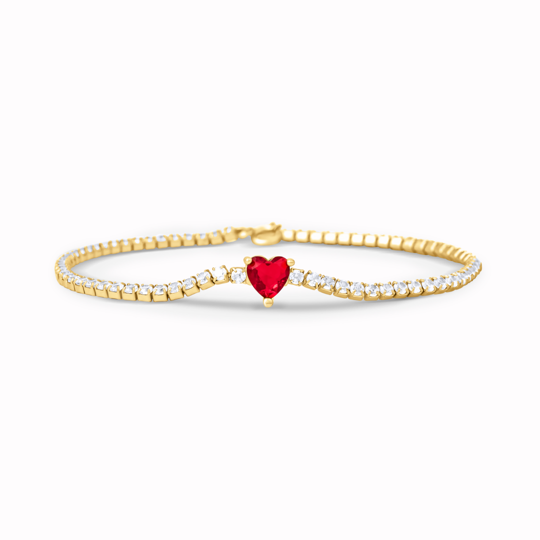 "You're Magic" Self Love Heart Tennis Bracelet