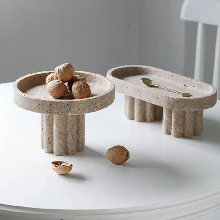 Travertine Decorative Stands