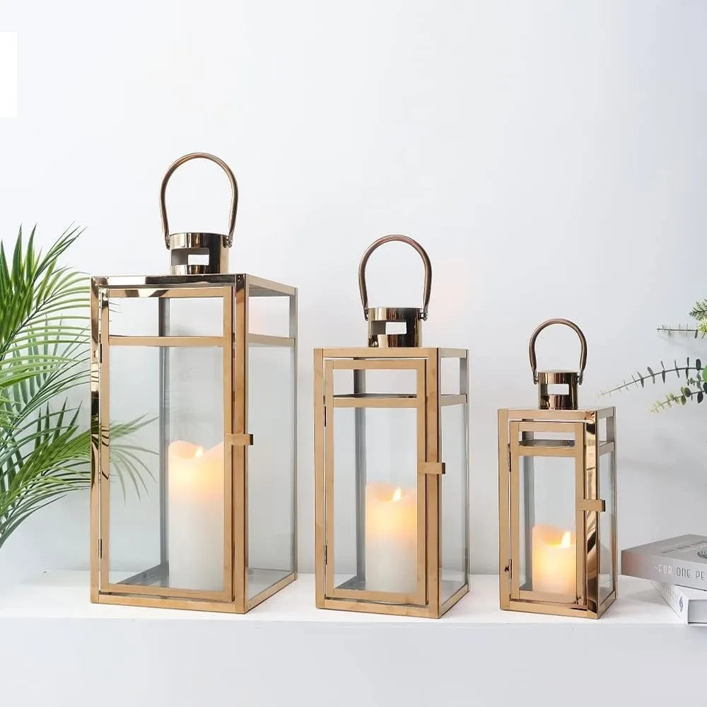 Candle Lanterns 3-Piece Set