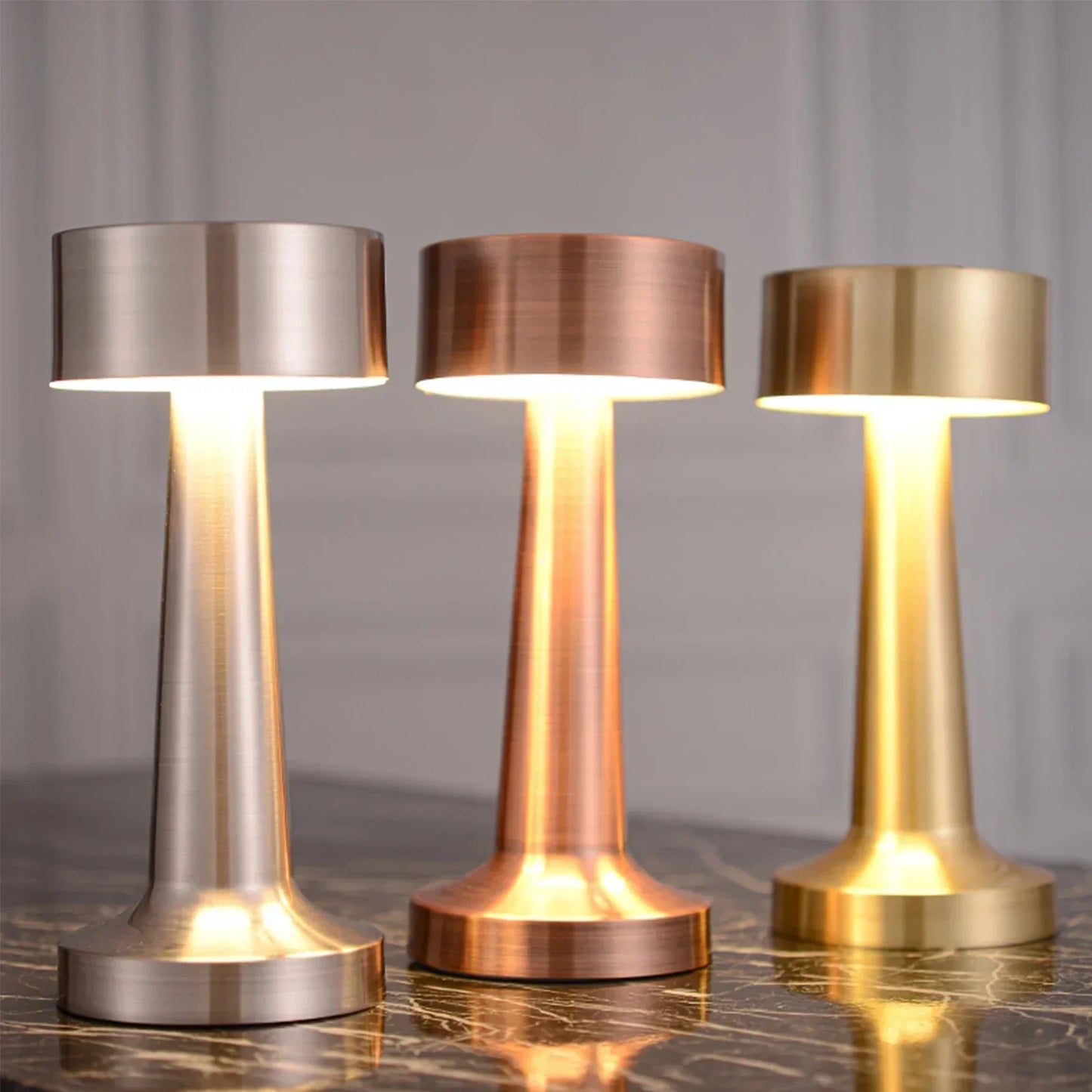 Metallic Table Lamp