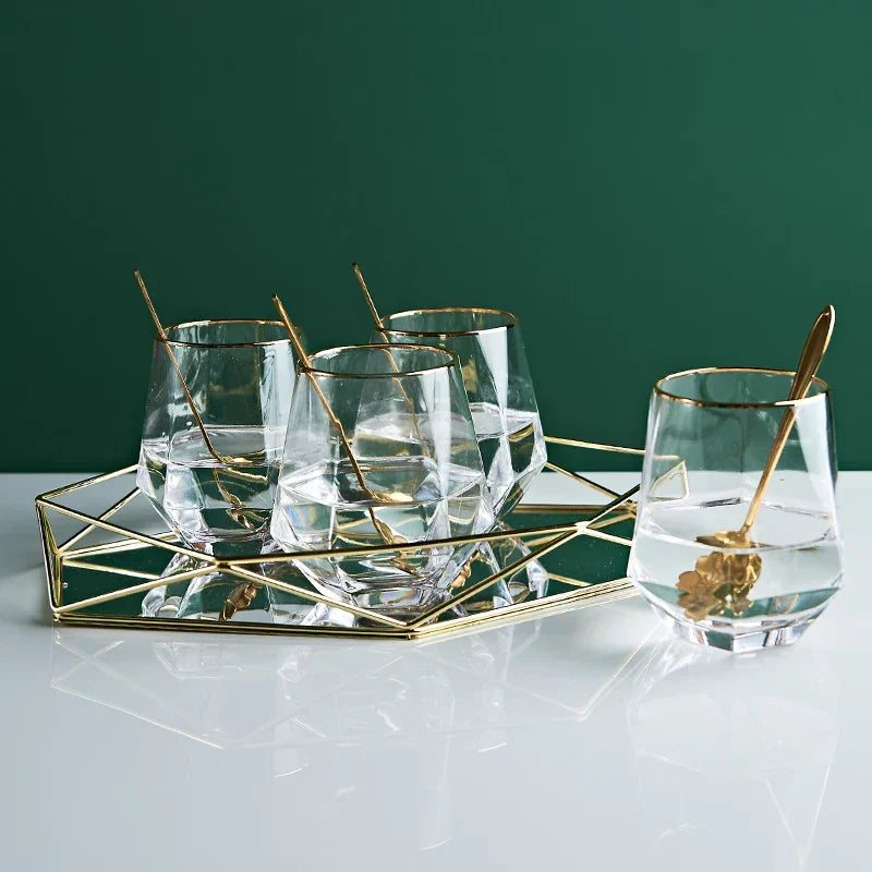 Polygon Glass Tray