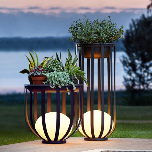 Solar Flower Stand Light