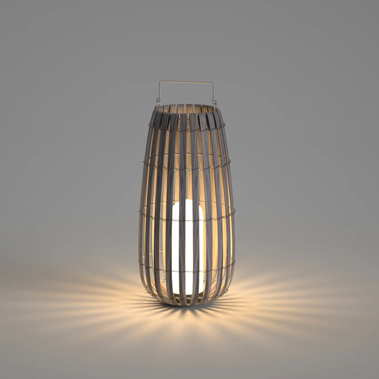 Solar Garden Rattan Light