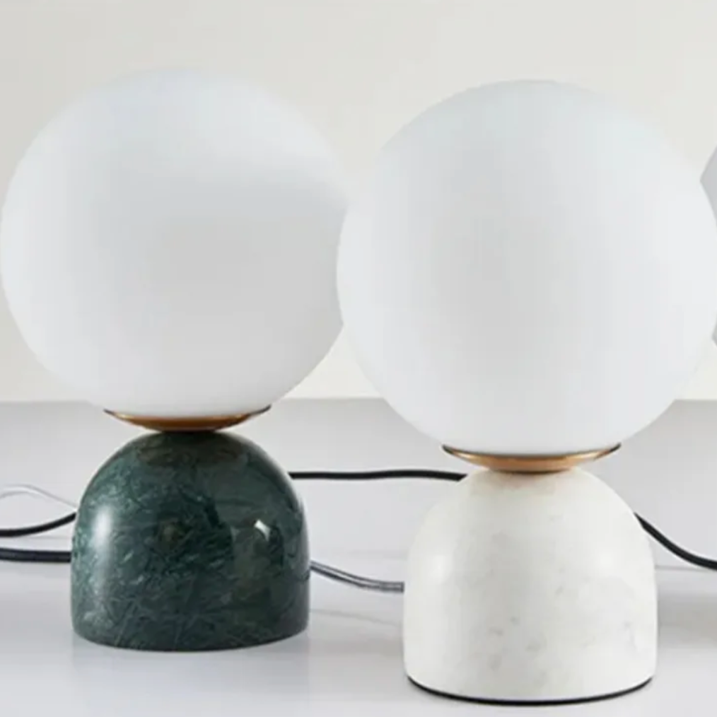 Marble Table Globe Lamp