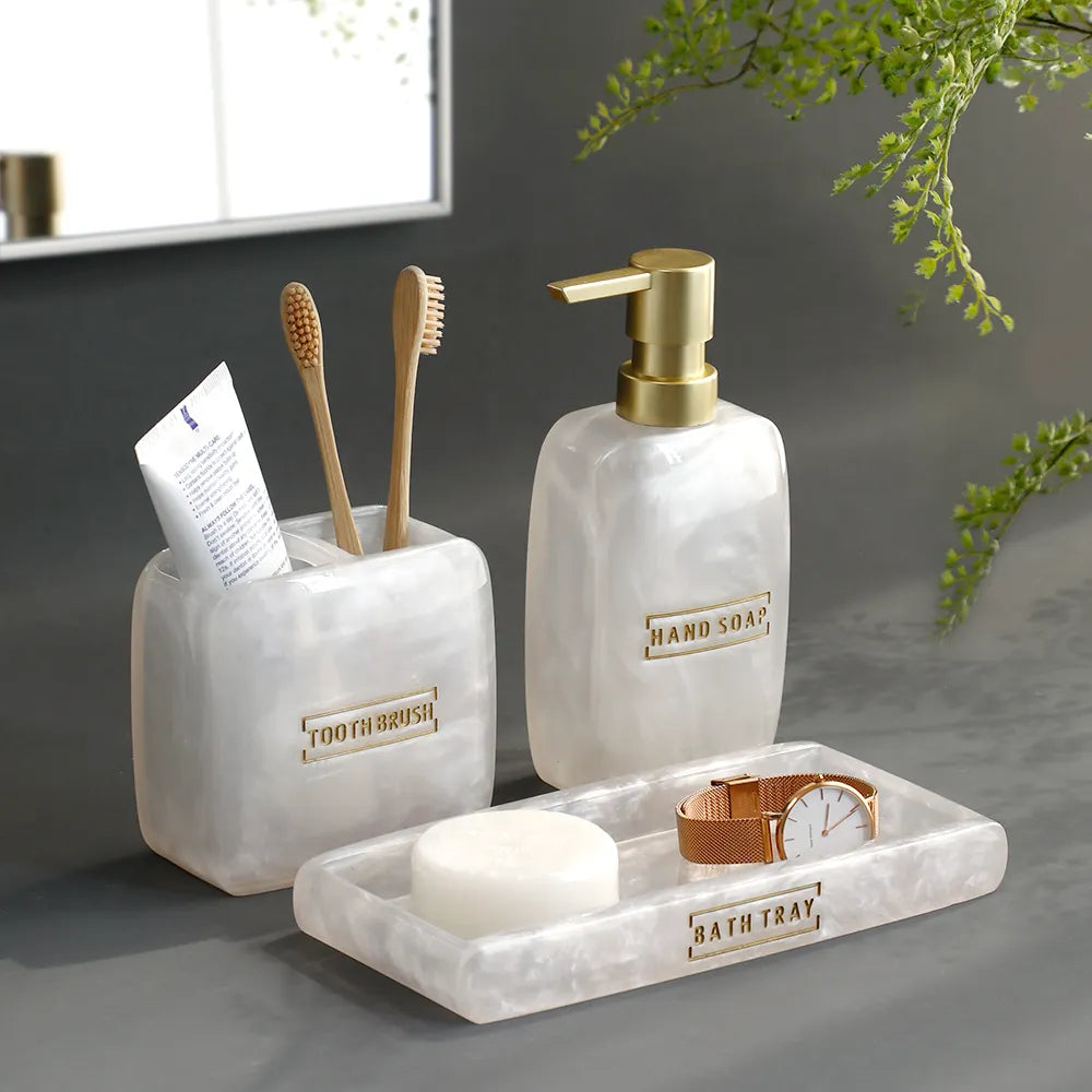 Pearl 3-Piece Bathroom Set