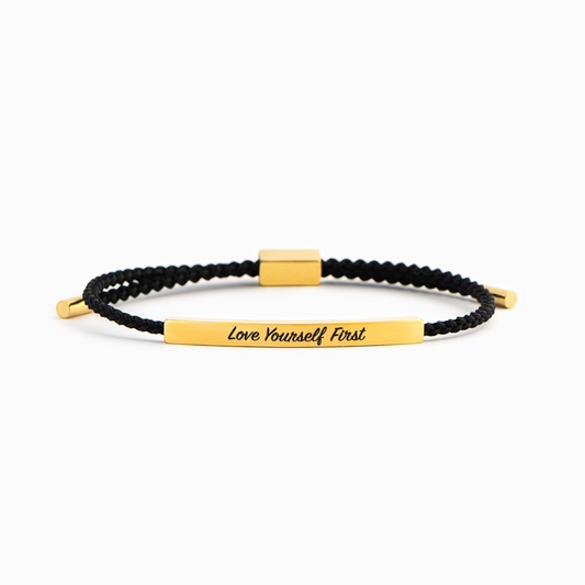 Love Yourself First - Motivational Tube Bracelet